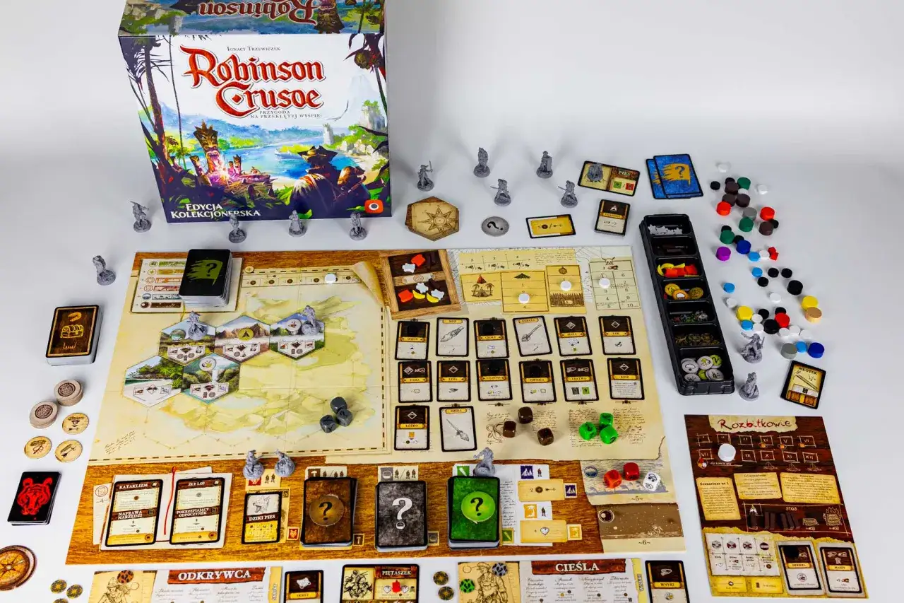 Robinson Crusoe dodatki plansz&oacute;wka