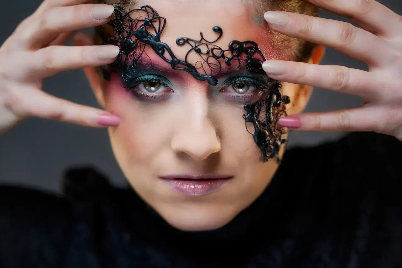 modelka makijażu portfolio beauty shots