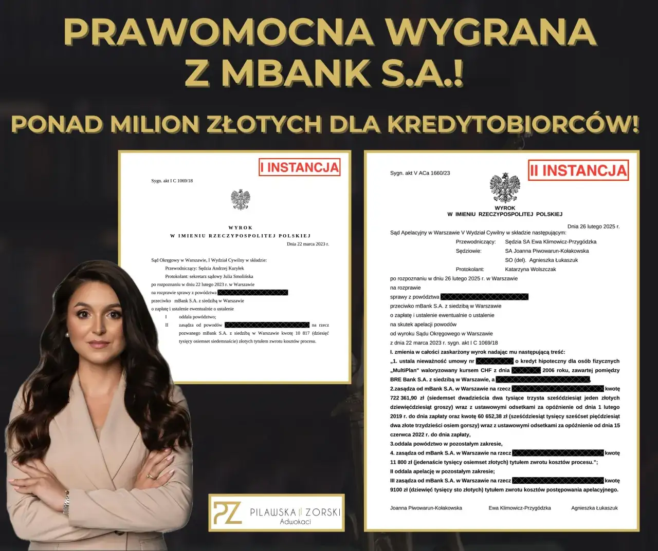 Wygrana w sądzie frankowicze