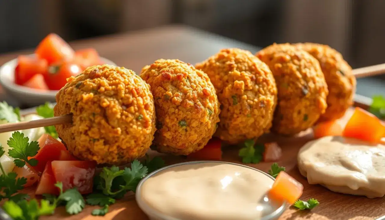 Osoba zamawiająca zdrowego kebaba z falafelem