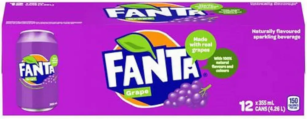 Fanta Grape różne opakowania