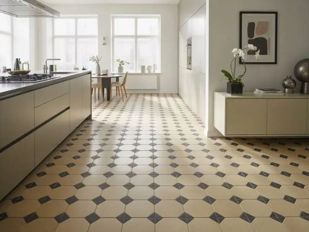porównanie materiałów podłogowych kuchnia