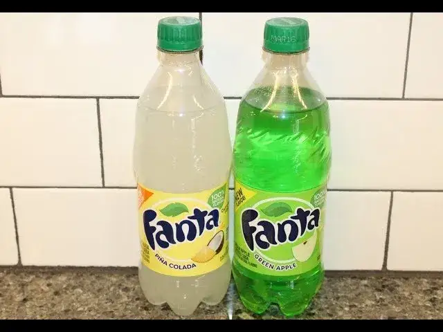 Fanta Shokata vs Fanta Green Apple packaging