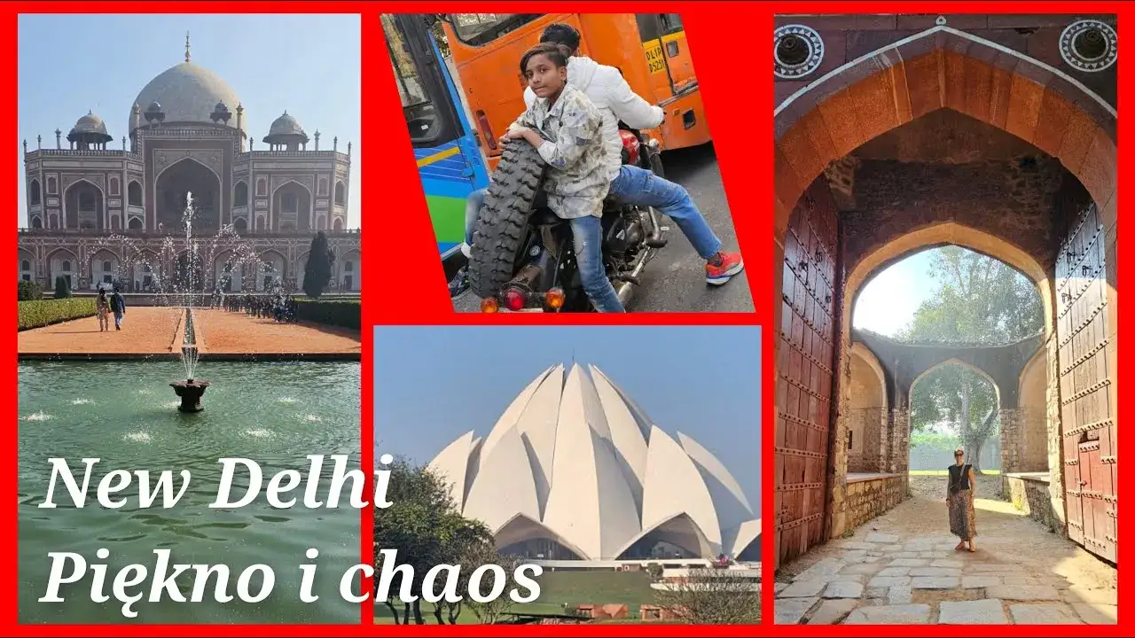 New Delhi najważniejsze atrakcje kolaż