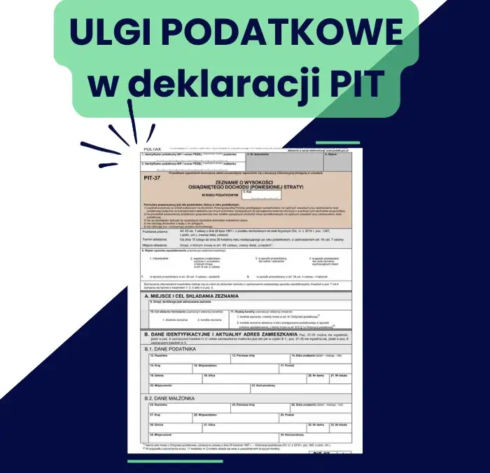 ulgi podatkowe, odliczenia PIT, oszczędności