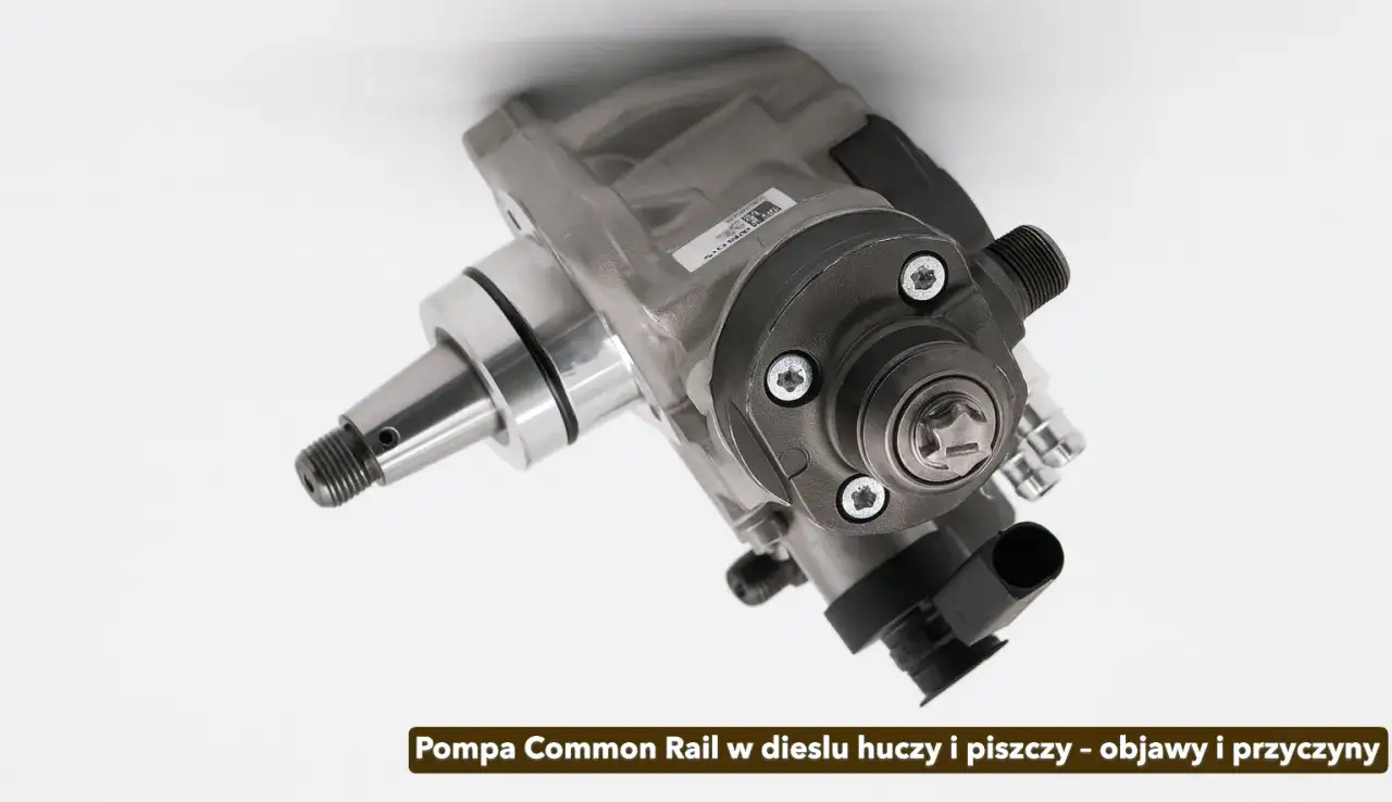 Pompa Common Rail w dieslu hałasuje i piszczy? Poznaj objawy awarii pompy wysokiego ciśnienia.