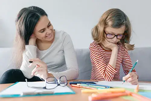 uczeń z opiekunem dydaktycznym