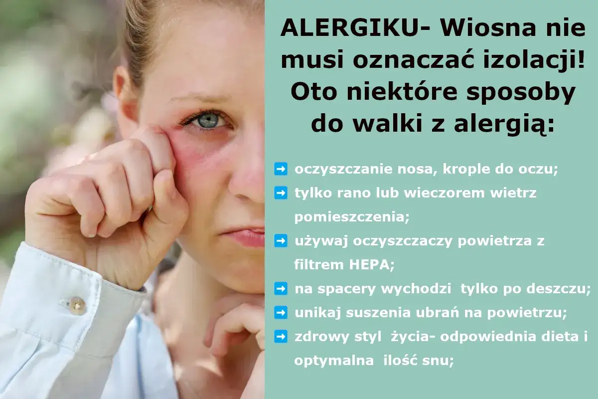 Objawy alergii na pyłki zdjęcia