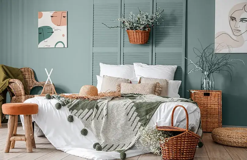 Modne kolory sypialni inspiracje