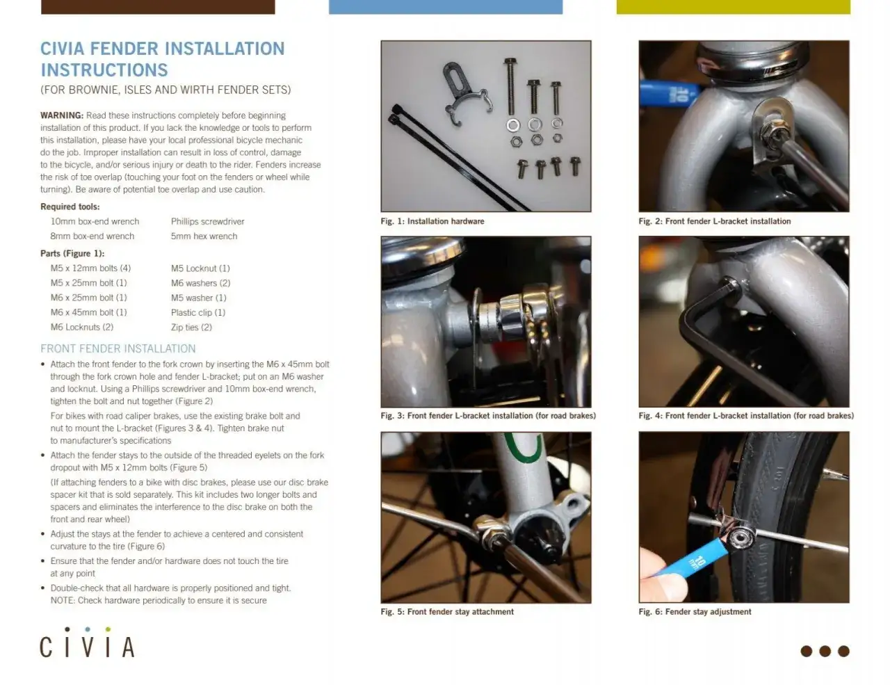 Montaż błotnika rowerowego: instrukcja krok po kroku z użyciem śrub i kluczy.