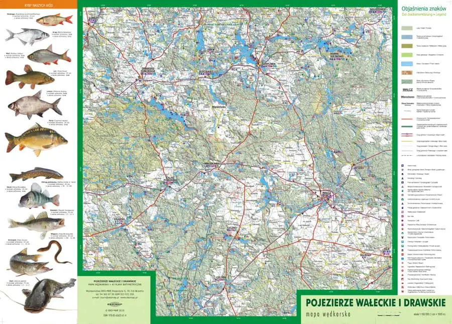 Zdjęcie Mapa jezior PZW Zachodniopomorskie - odkryj najlepsze miejsca na wędkowanie