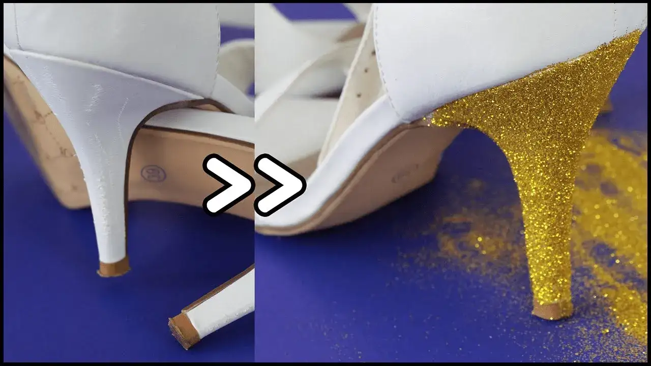 DIY malowanie obcas&oacute;w but&oacute;w krok po kroku