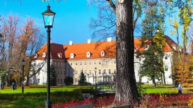 Cieplice Śląskie-Zdrój Park Zdrojowy Pałac Schaffgotschów