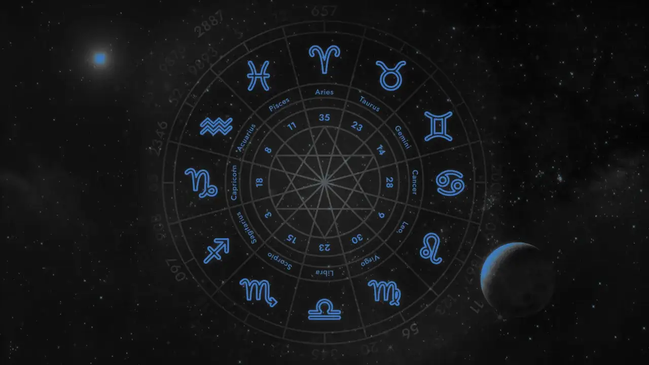 znaki zodiaku koło astrologiczne