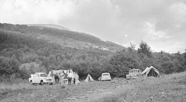 Bieszczady lata 60. dziki krajobraz