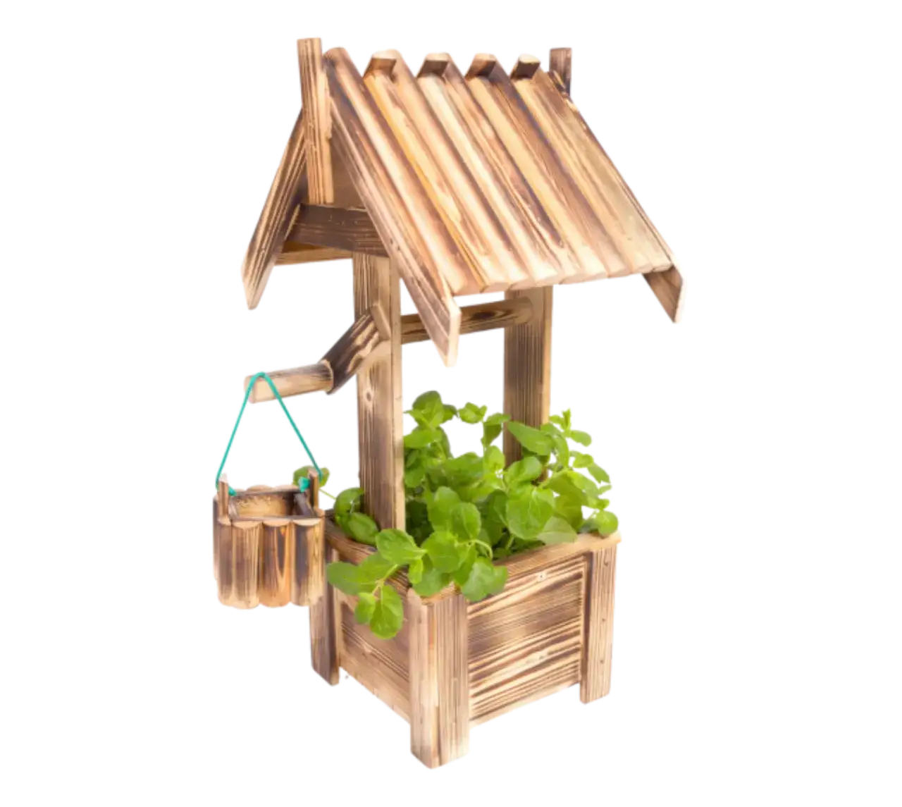 Różne gatunki drewna na kwietnik ogrodowy