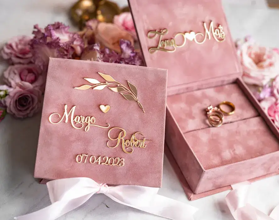 Pudełko na obrączki ślub cywilny