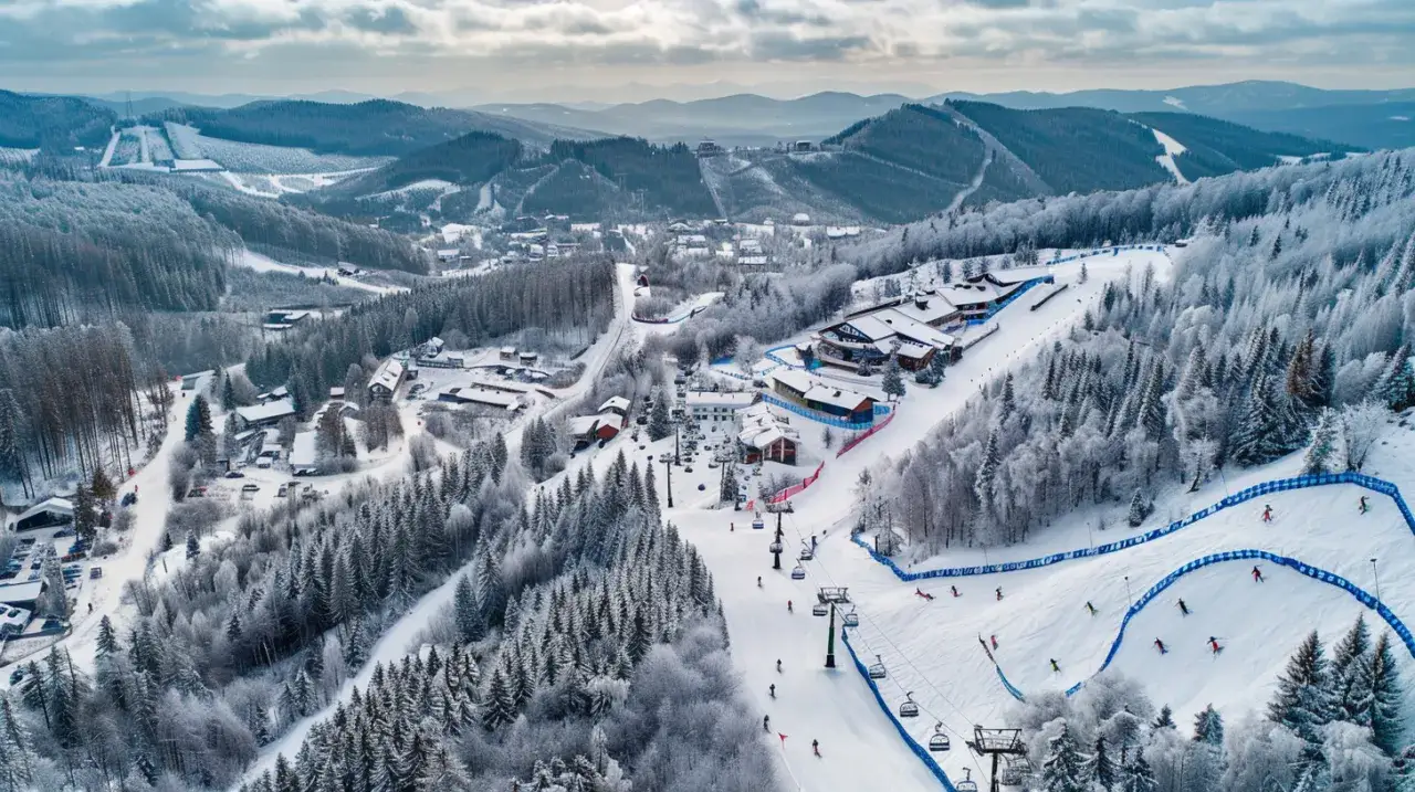Zdjęcie Jaworzyna Krynicka: Raj dla narciarzy w Beskidzie - trasy i ceny
