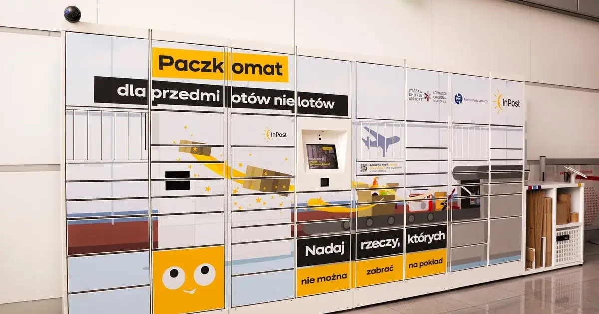 Zdjęcie Rozpychające się paczkomaty na lotniskach. Ulice to za mało!