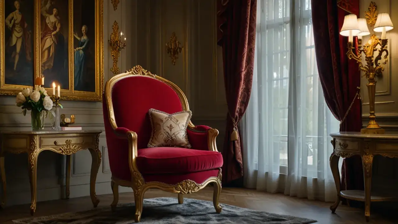 Zdjęcie Fotele w stylu ludwikowskim - kwintesencja elegancji oraz uroku