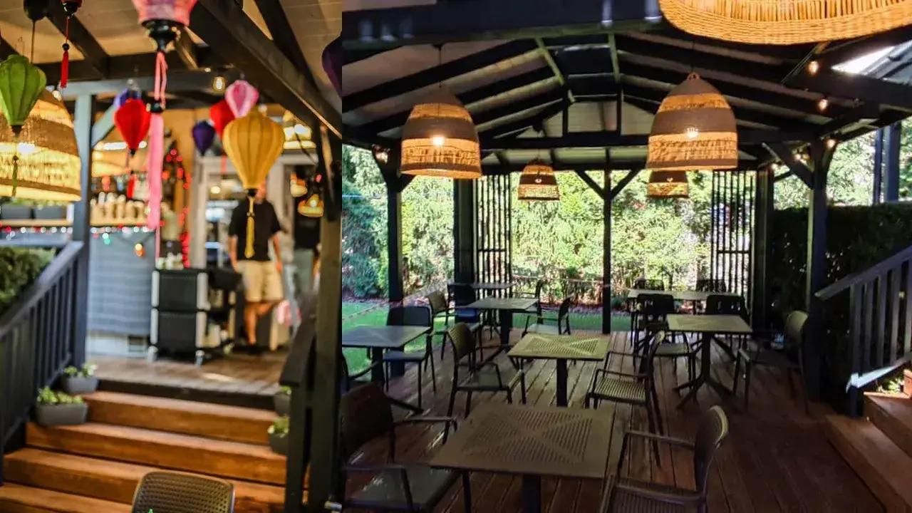 Klimatyczne wnętrze restauracji, ogródek restauracyjny Bielany