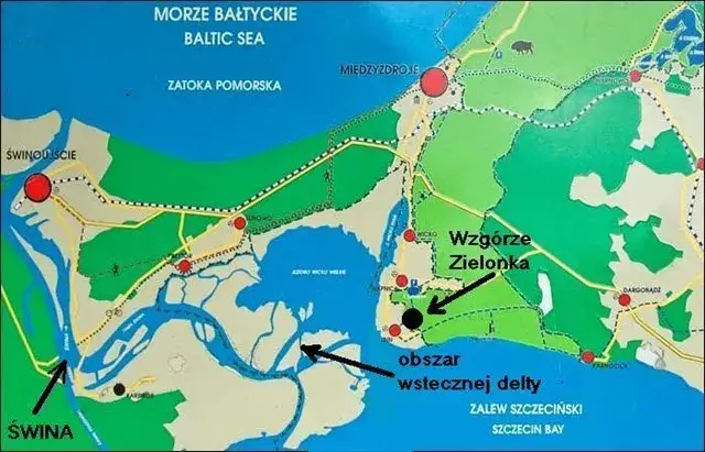 Trzy cieśniny ujścia Odry do Bałtyku