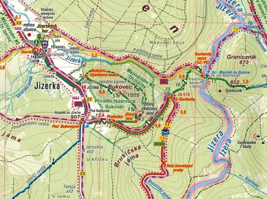 Mapa turystyczna szlakiem filmu Znachor