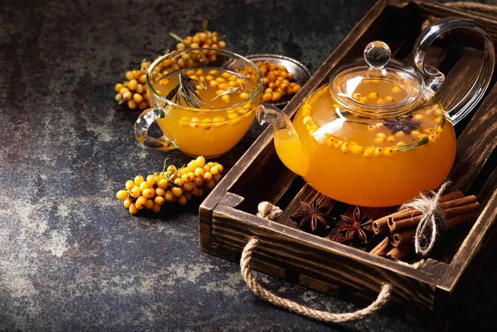 herbata z rokitnika owoce liście