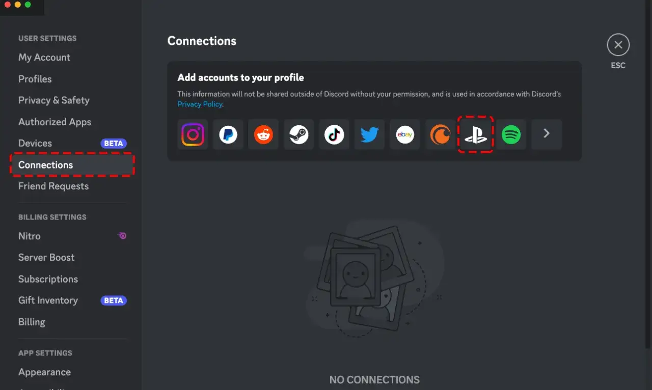 Discord PS5 integration setup