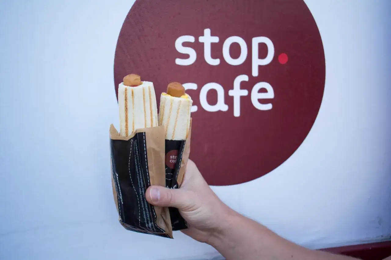 Hot dog Orlen ikona podróży