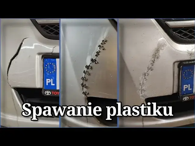 naprawa zderzaka zszywarką do plastiku