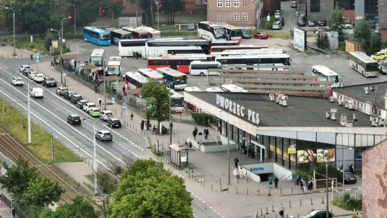 Dworzec autobusowy w Gdańsku PKS