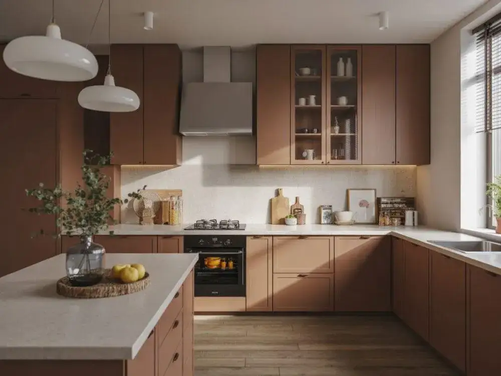 Zdjęcie Jaki blat do ciemnych mebli kuchennych, aby uniknąć błędów w wyborze?