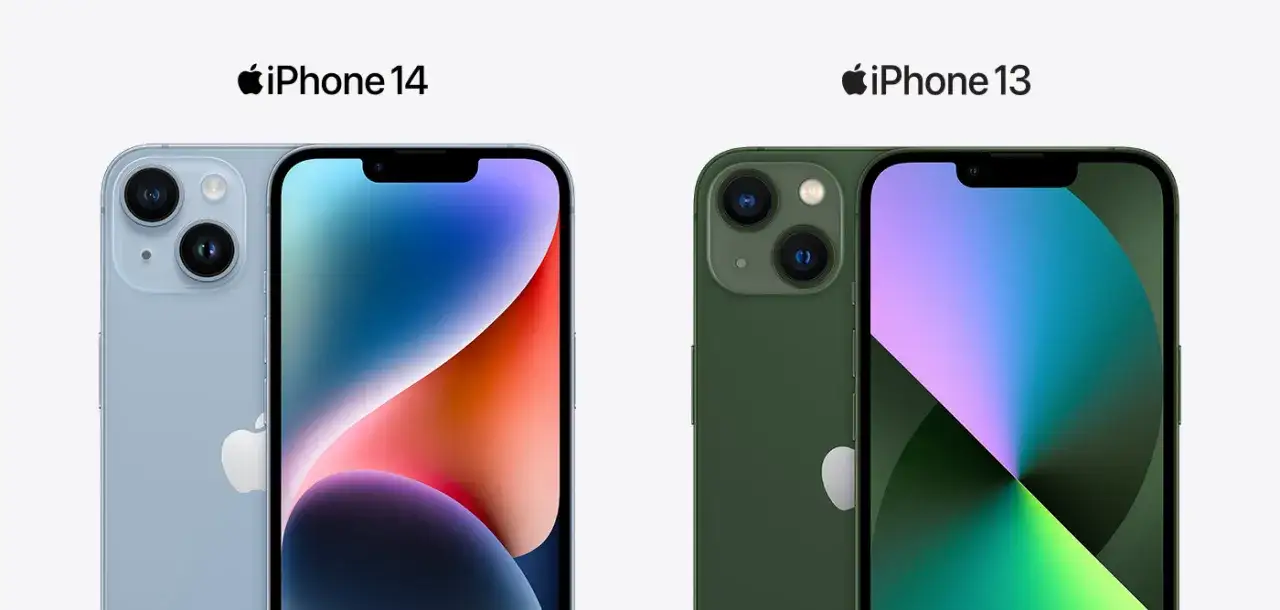 iPhone 13 vs iPhone 14 por&oacute;wnanie wygląd