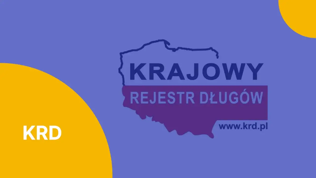 KRD logo i symbol tarczy lub zabezpieczenia finansowego