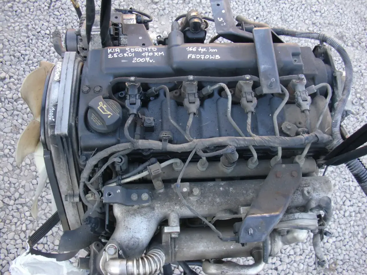 Kia Sorento I 2.5 CRDi engine
