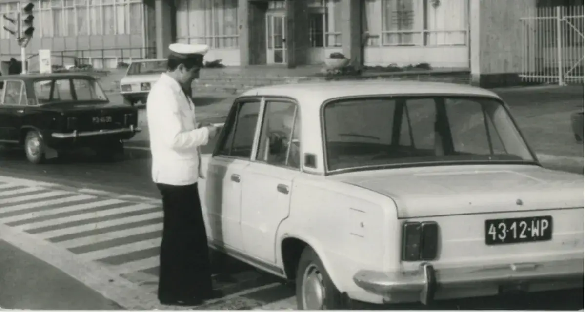 Policjant z długim stażem