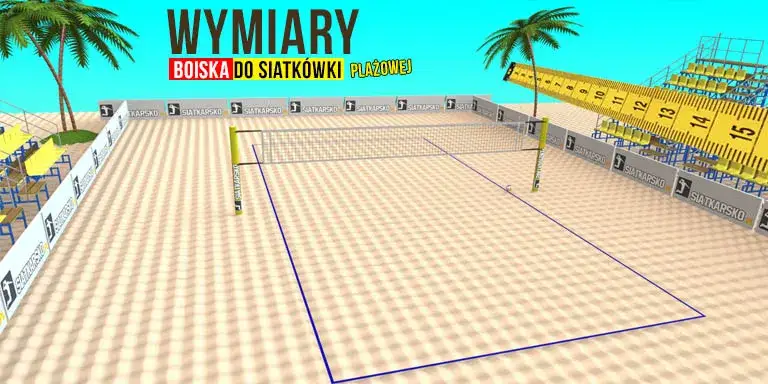 por&oacute;wnanie boiska do siatk&oacute;wki halowej i plażowej