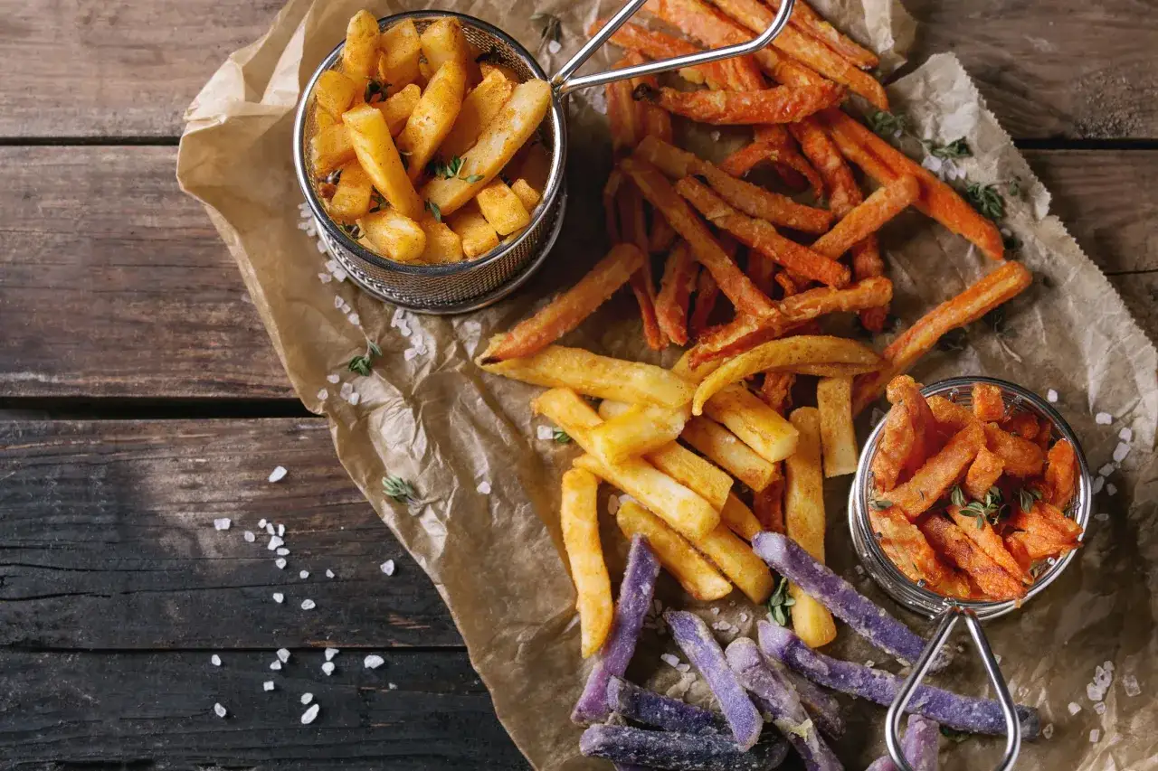 zdrowe frytki warzywne alternatywy