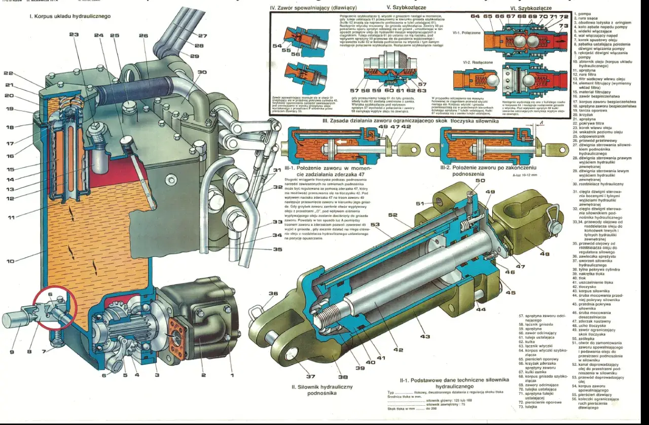 Zbiornik oleju hydraulicznego MTZ-82