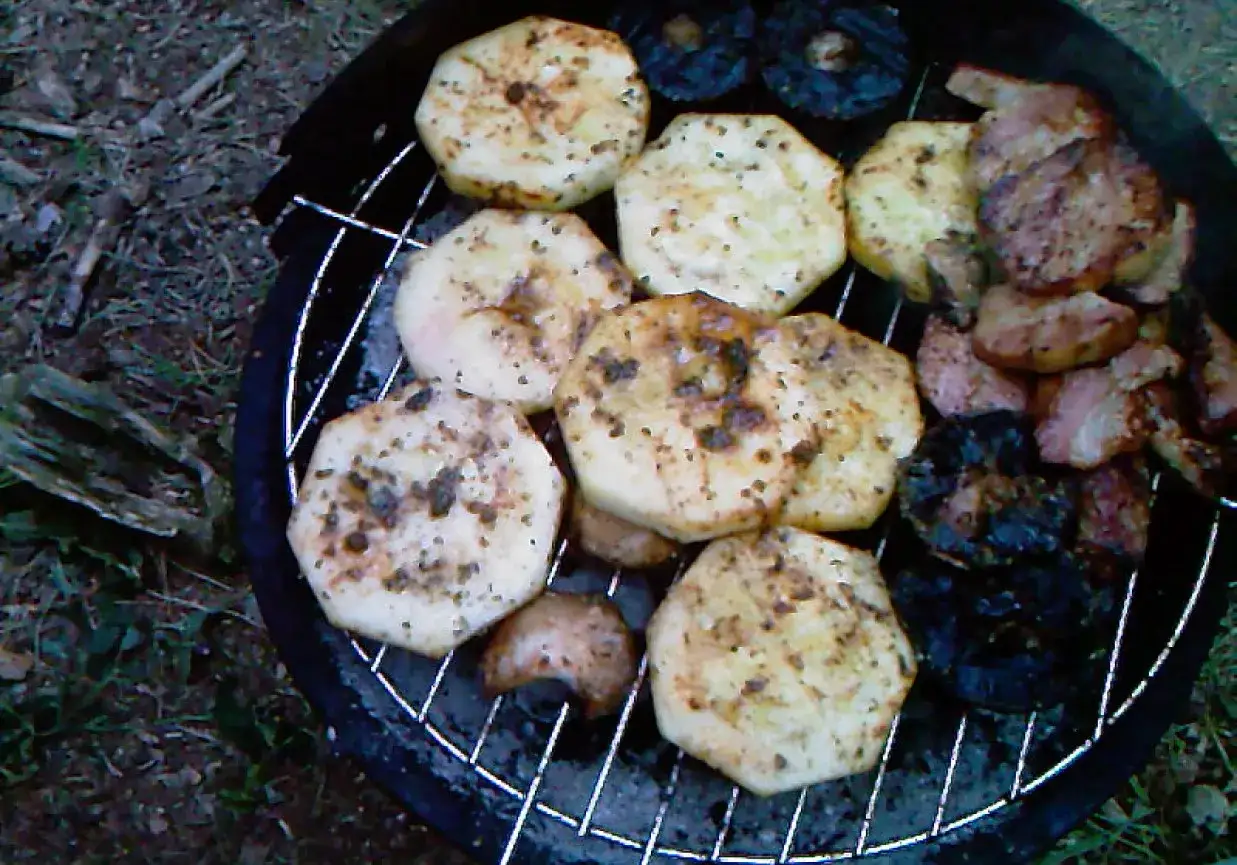 Grillowany kabaczek talerz