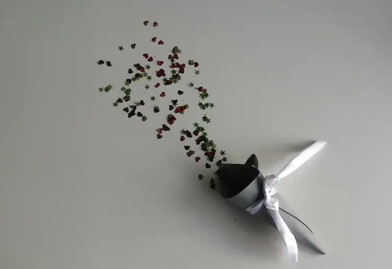 ekologiczne konfetti z liści