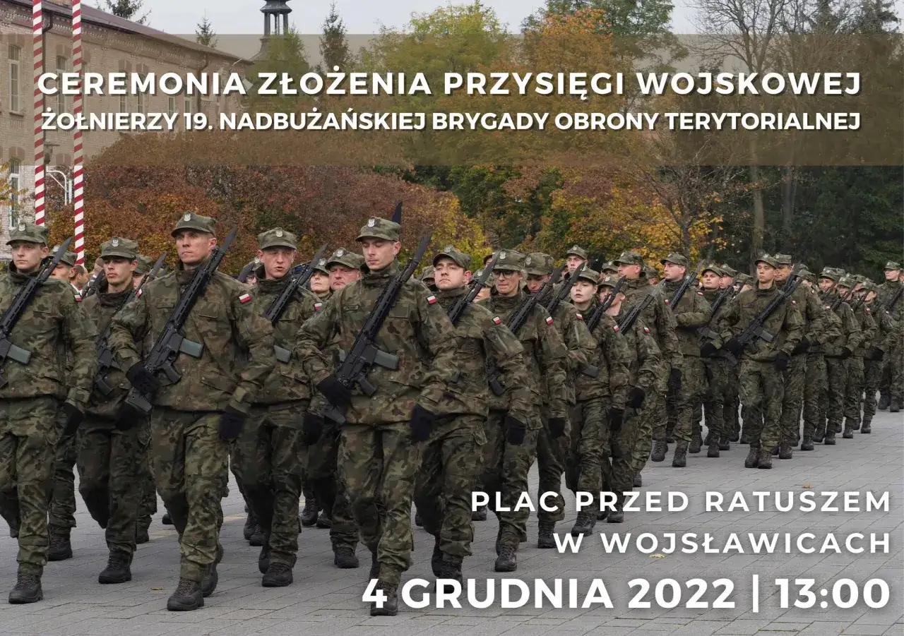 Przysięga wojskowa uroczystość