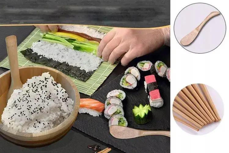narzędzia do sushi mata n&oacute;ż miska