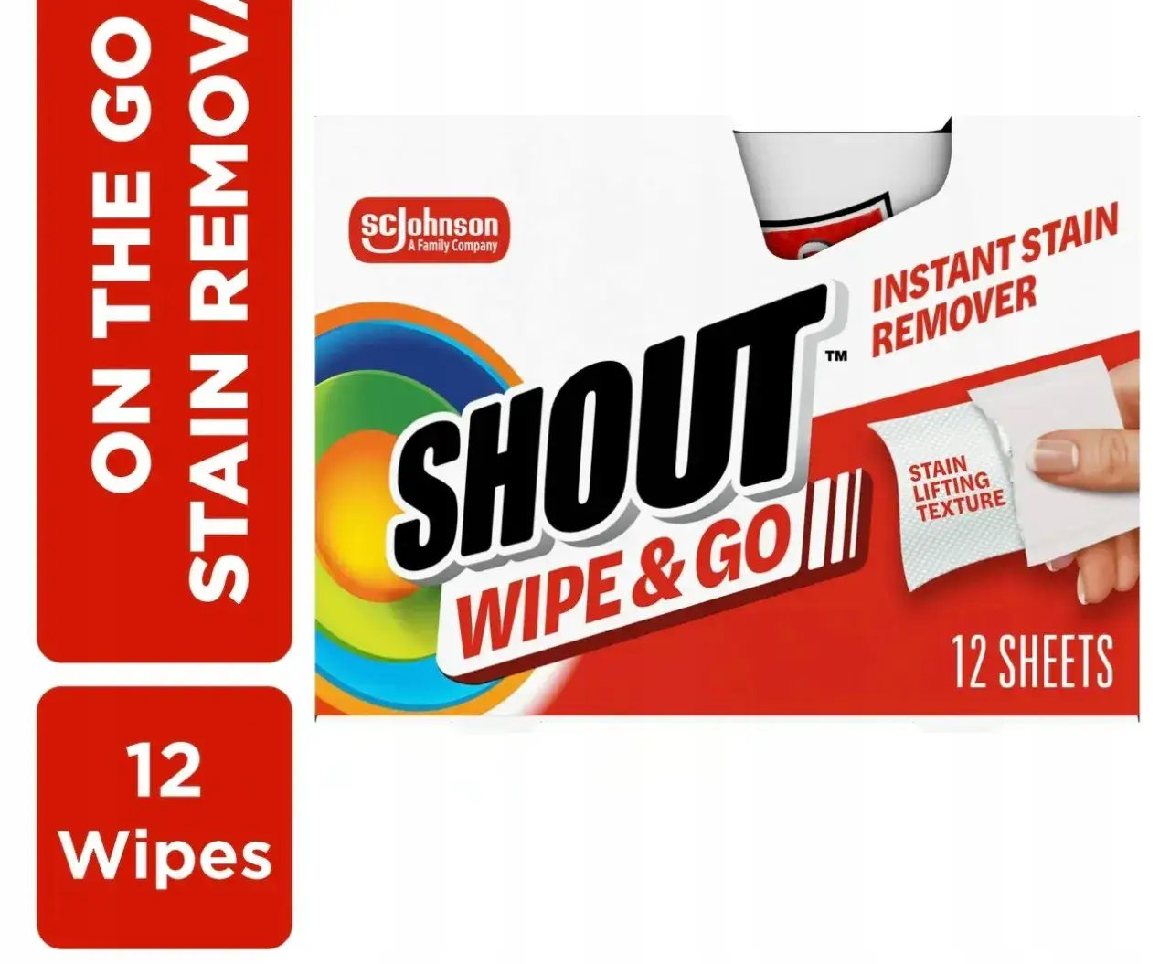 r&oacute;żne warianty odplamiacza Bio Shout opakowania