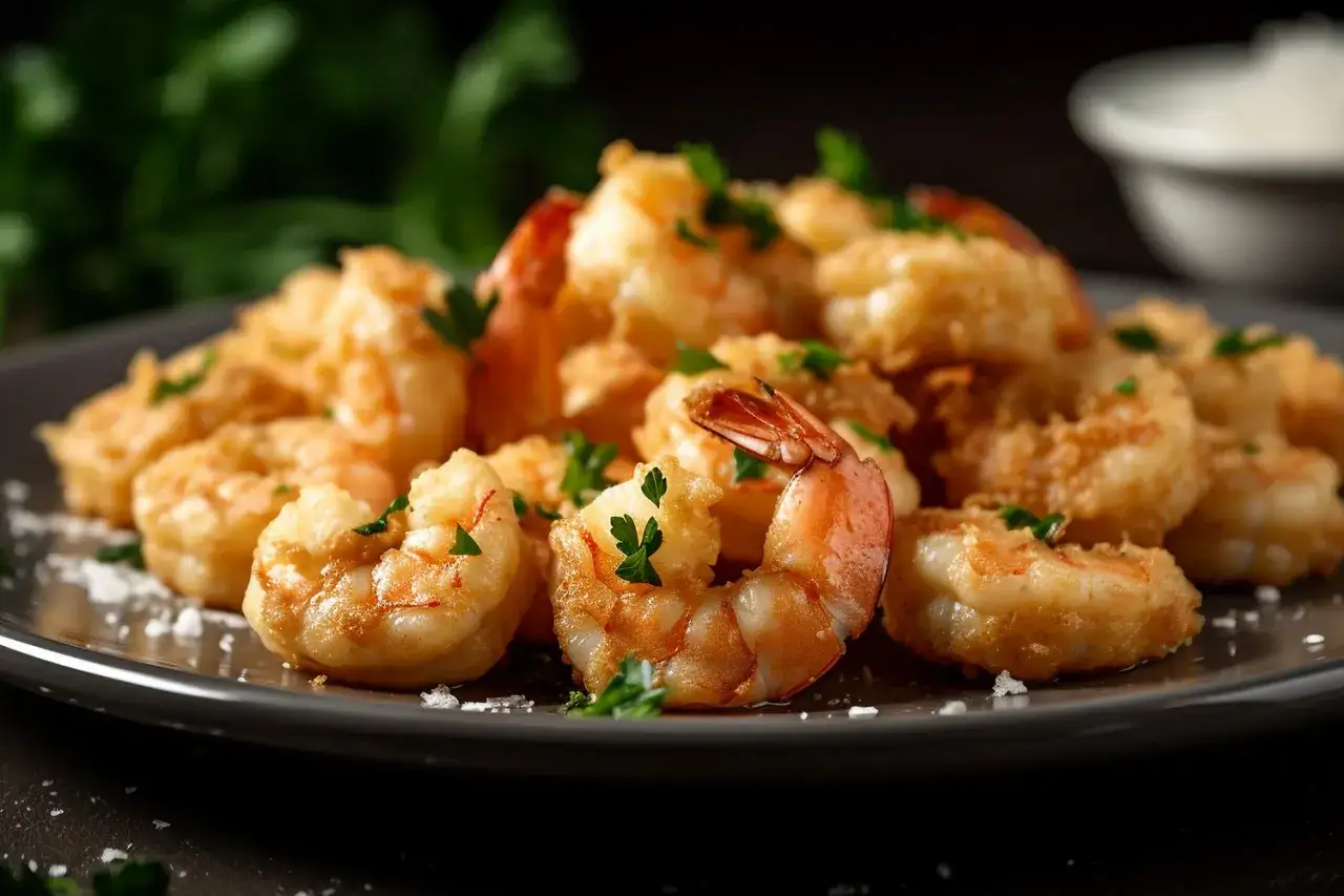 Krewetki bałtyckie na talerzu