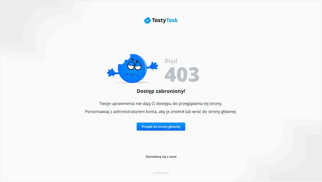 błąd 403 forbidden w przeglądarce