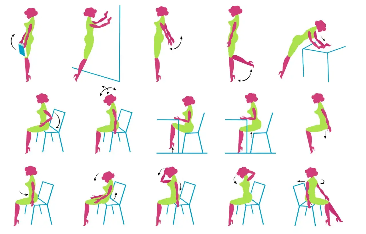 ćwiczenia profilaktyczne kręgosłupa ergonomia