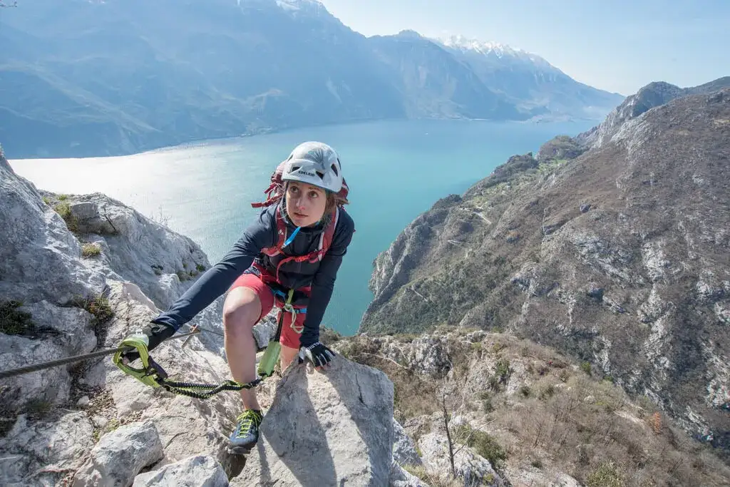 Kask i lonża via ferrata w Tatrach