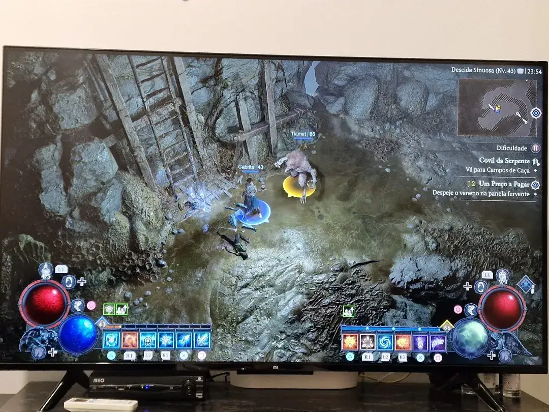 Diablo 4 couch co-op setup